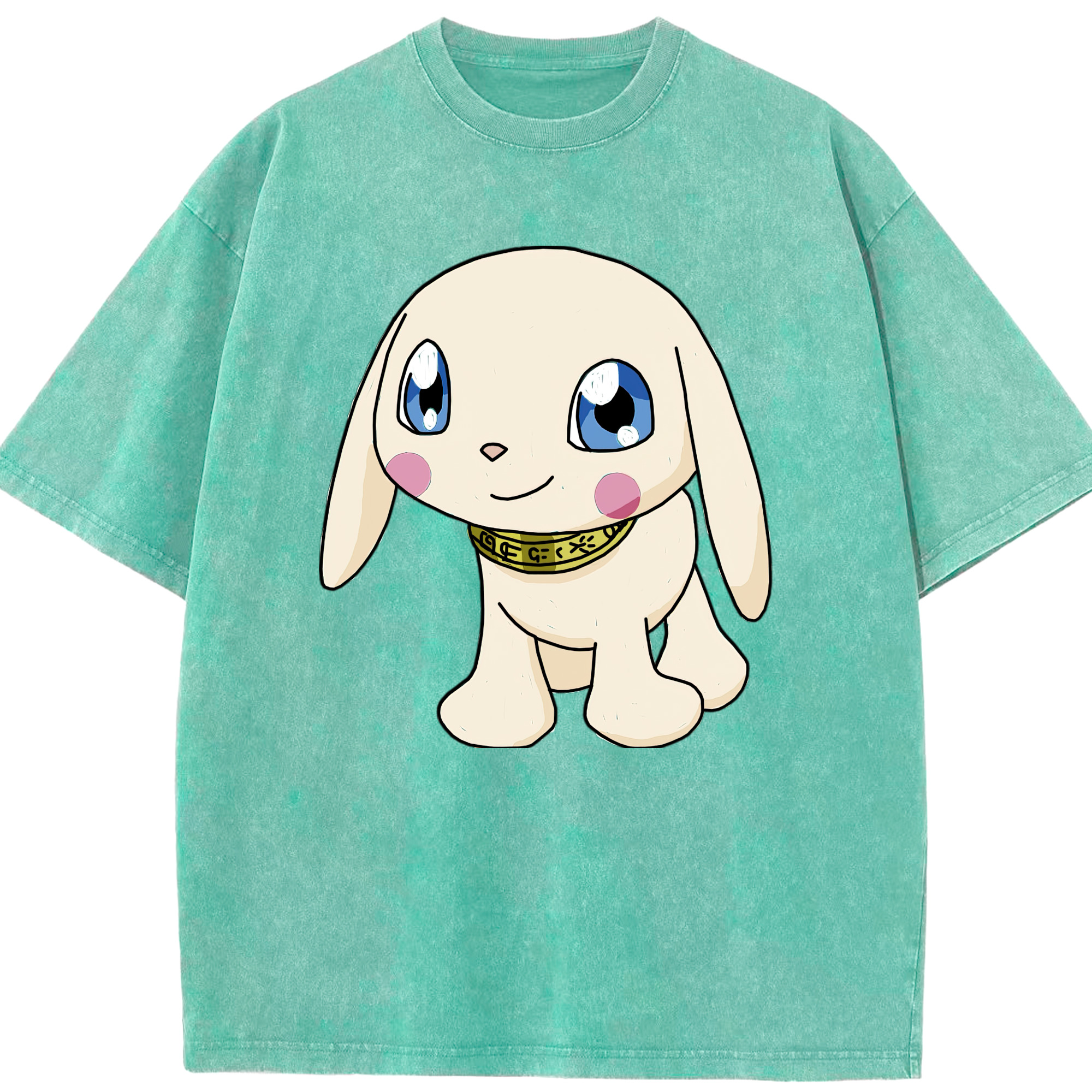 （画像用） Digimon デジタルモンスター/デジモン 綿100% ヴィンテージ風 半袖Tシャツ（フロントプリント）